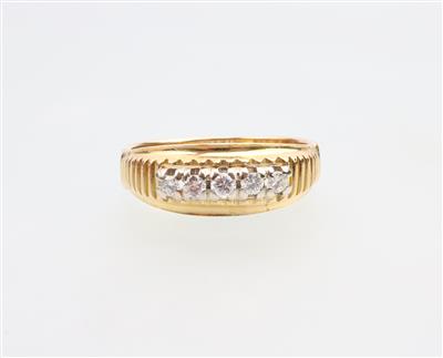 Brillant Ring zus. ca. 0,25 ct - Jewellery and watches