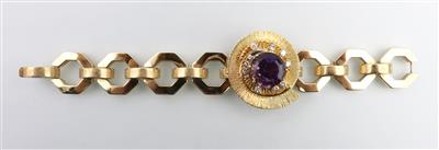 Amethyst Brillantarmband - Klenoty a náramkové