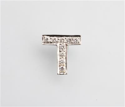 Brillantanhänger "T" - Schmuck und Uhren