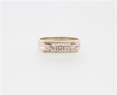 Brillant Ring zus. ca. 0,30 ct - Jewellery and watches