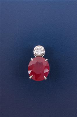 Rubinanhänger ca. 5,40 ct - Schmuck und Uhren