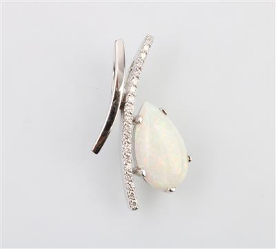 Brillant Opal Anhänger - Schmuck und Uhren