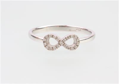 Brillant Ring zus. ca. 0,10 ct - Jewellery and watches