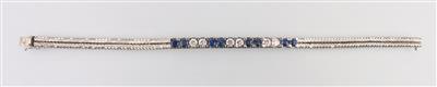 Brillant Saphir-Armband, zus. ca. 2,40 ct - Gioielli e orologi