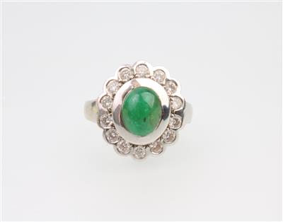 Brillant Smaragd Ring - Klenoty a náramkové