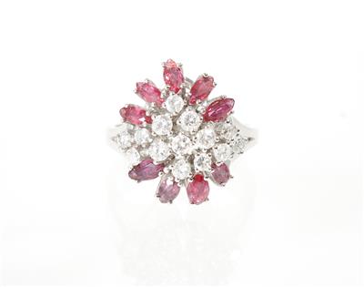 Brillantdamenring zus. 0,66 ct - Schmuck und Uhren