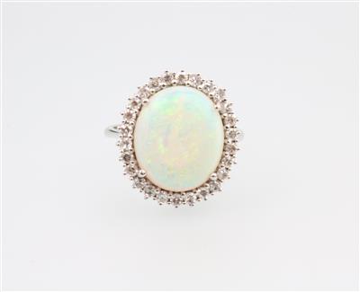 Diamant Opal Ring - Klenoty a náramkové