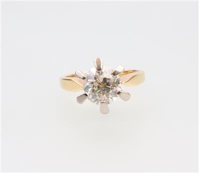 Altschliff Brillant Solitär ca. 1,55 ct - Weihnachtsauktion Juwelen und Schmuck