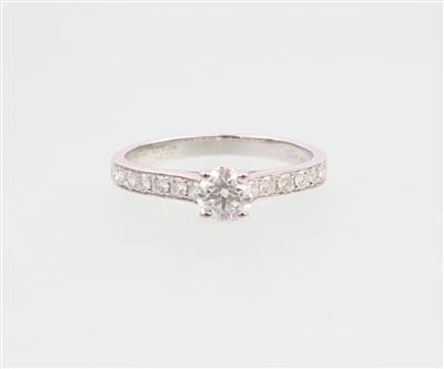 Brillant Ring zus. 0,57 ct - Klenoty