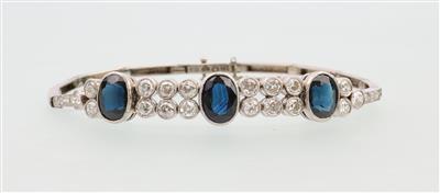 Brillant Saphir Armband - Weihnachtsauktion Juwelen und Schmuck