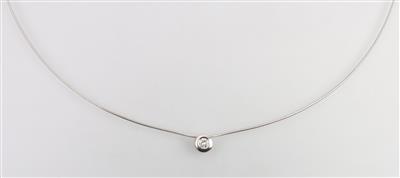 Solitärcollier ca. 0,20 ct - Jewellery