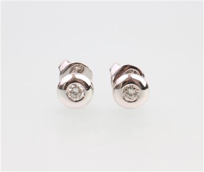 Solitärohrstecker zus. ca. 0,25 ct - Jewellery