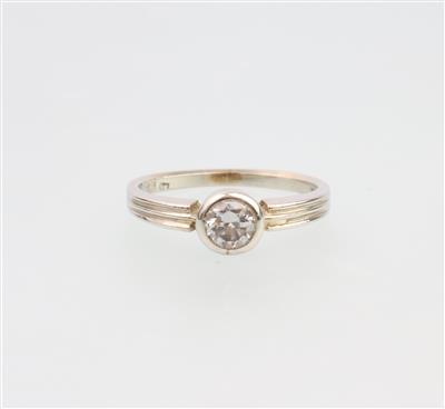 Brillant Solitärring ca. 0,40 ct - Jewellery and watches