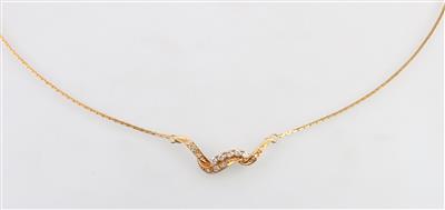 Diamant Brillantcollier - Jewellery and watches