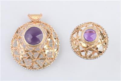 Amethyst Schmuckgarnitur - Gioielli e orologi