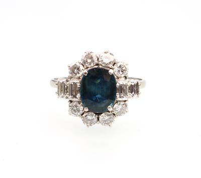 Diamant Saphir Ring - Klenoty a náramkové