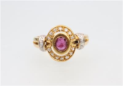 Rubin Diamant Ring - Klenoty a náramkové