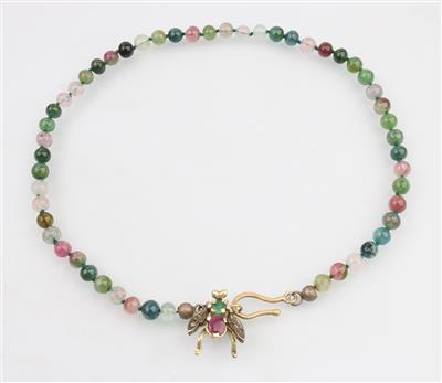 Turmalincollier - Schmuck und Uhren