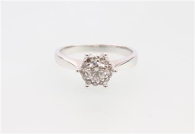 Brillant Diamant Ring - Klenoty a Hodinky