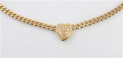 Brillantcollier - Schmuck und Uhren