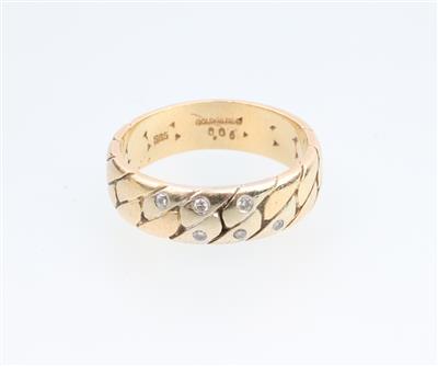 Brillant Ring zus. 0,06 ct - Schmuck und Uhren