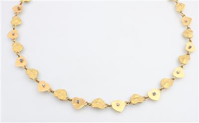 Diamant Saphir Collier - Klenoty a Hodinky