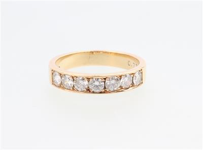 Brillant Memoryring zus. 0,77 ct - Gioielli