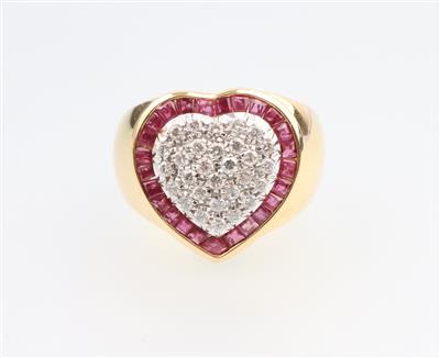 Brillant Rubin Ring - Jewellery