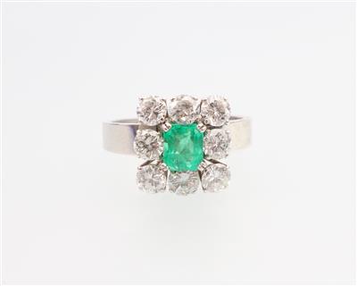 Brillant Smaragd Ring - Weihnachtsauktion