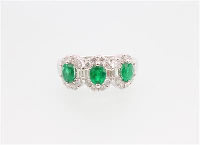 Smaragd Diamant Ring - Jewellery