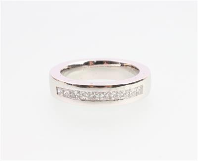 Diamant Memoryring zus. ca. 0,35 ct - Jewellery and watches