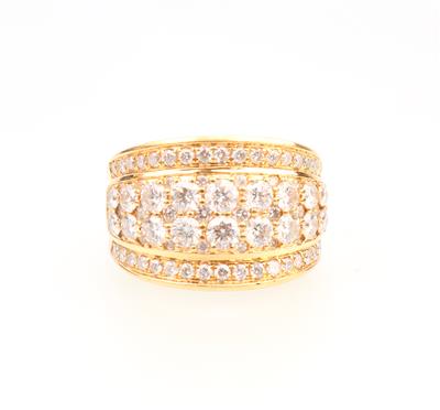Brillant Ring zus. ca. 2,80 ct - Jewellery and watches