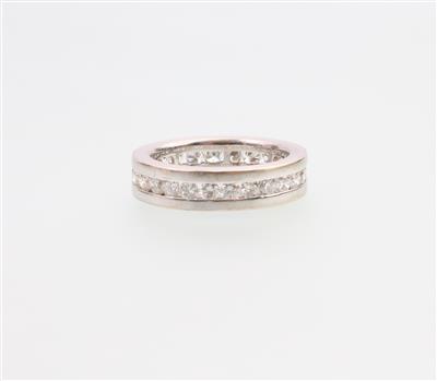 Brillant Memory Ring zus. ca. 1,20 ct - Klenoty a Hodinky
