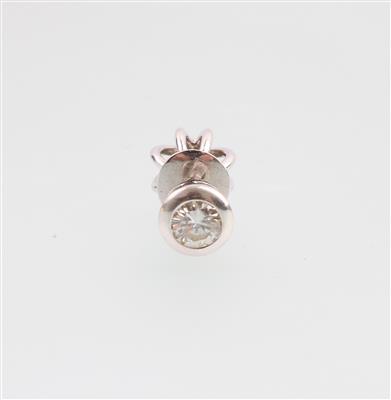 1 Brillant Solitärohrschraube ca. 0,10 ct - Jewellery and watches