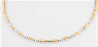 Brillant Collier zus. ca. 0,80 ct - Schmuck und Uhren