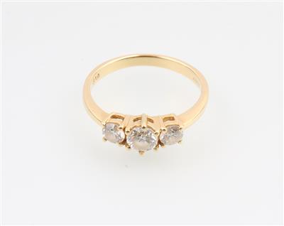 Brillantring zus. 0,79 ct - Klenoty a Hodinky