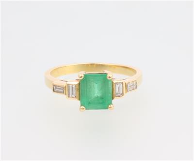 Smaragd Ring - Schmuck und Uhren