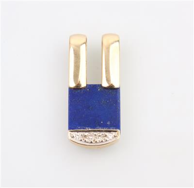 Brillant Lapis Lazuli Anhänger - Klenoty a Hodinky