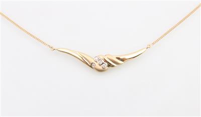 Brillant Collier zus. 0,09 ct - Gioielli e orologi