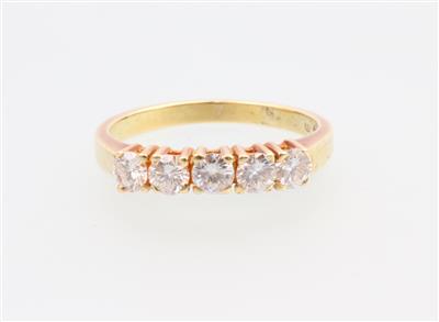 Brillant Ring zus. ca. 0,60 ct - Jewellery and watches