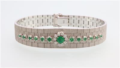 Brillant Smaragd Armband - Schmuck und Uhren