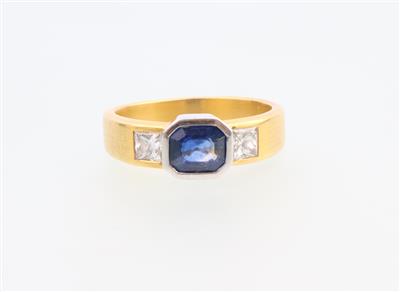 Saphir Diamant Ring - Jewellery and watches