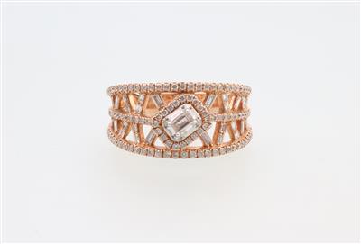 Brillant Diamantring zus. ca. 1,00 ct - Klenoty a Hodinky