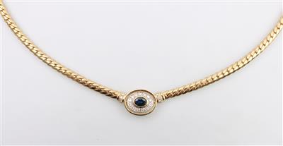 Brillant Saphircollier - Jewellery and watches