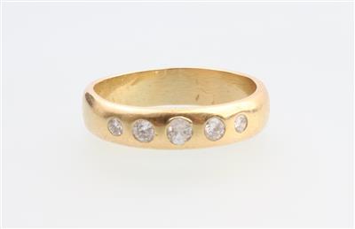Brillant Ring zus. ca. 0,30 ct - Jewellery and watches