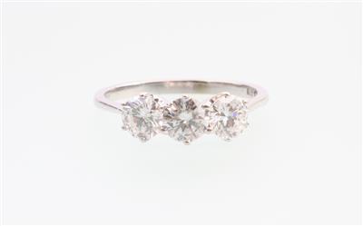 Brillant Ring zus. ca. 1,65 ct - Klenoty