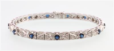 Brillant Saphir Armband - Klenoty