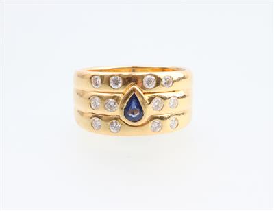 Brillant Saphir Ring - Gioielli