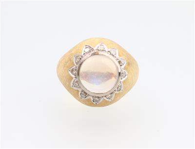 Diamant Mondsteinring - Jewellery