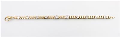 Brillant Diamant Armkette zus. ca. 1,20 ct - Klenoty a Hodinky